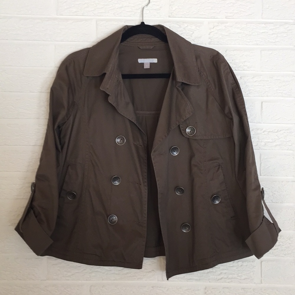Khaki brown cute jacket